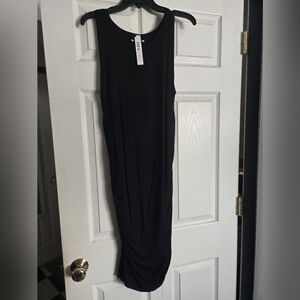 NWT Ultra Sculpt Ruched Black Dress